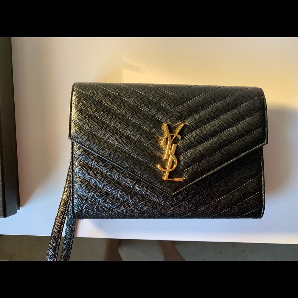 Saint Laurent Monogram Clutch